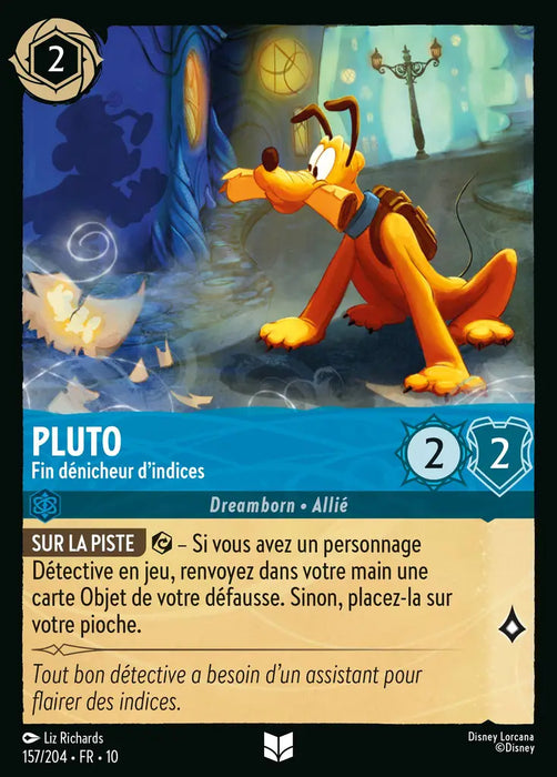 Pluto - Fin dénicheur d'indices (157/204) - LDLP - Inhabituelle - Cold Foil