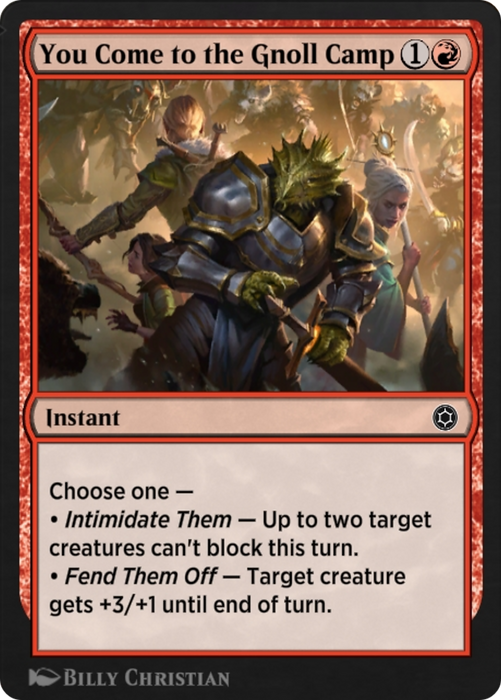 You Come to the Gnoll Camp (HBG-195) - common