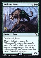 Axebane Ferox (PRE-153S) - rare - Foil
