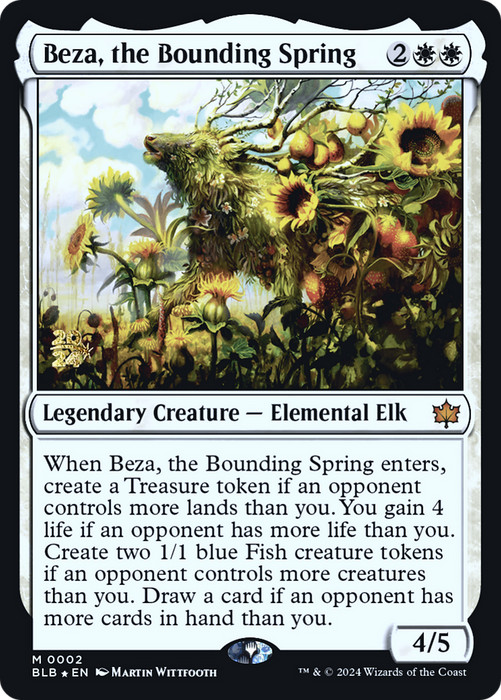 Beza, the Bounding Spring (PRE-02S) - mythic - Foil