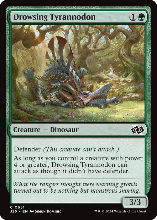 Drowsing Tyrannodon (J25-651) - common