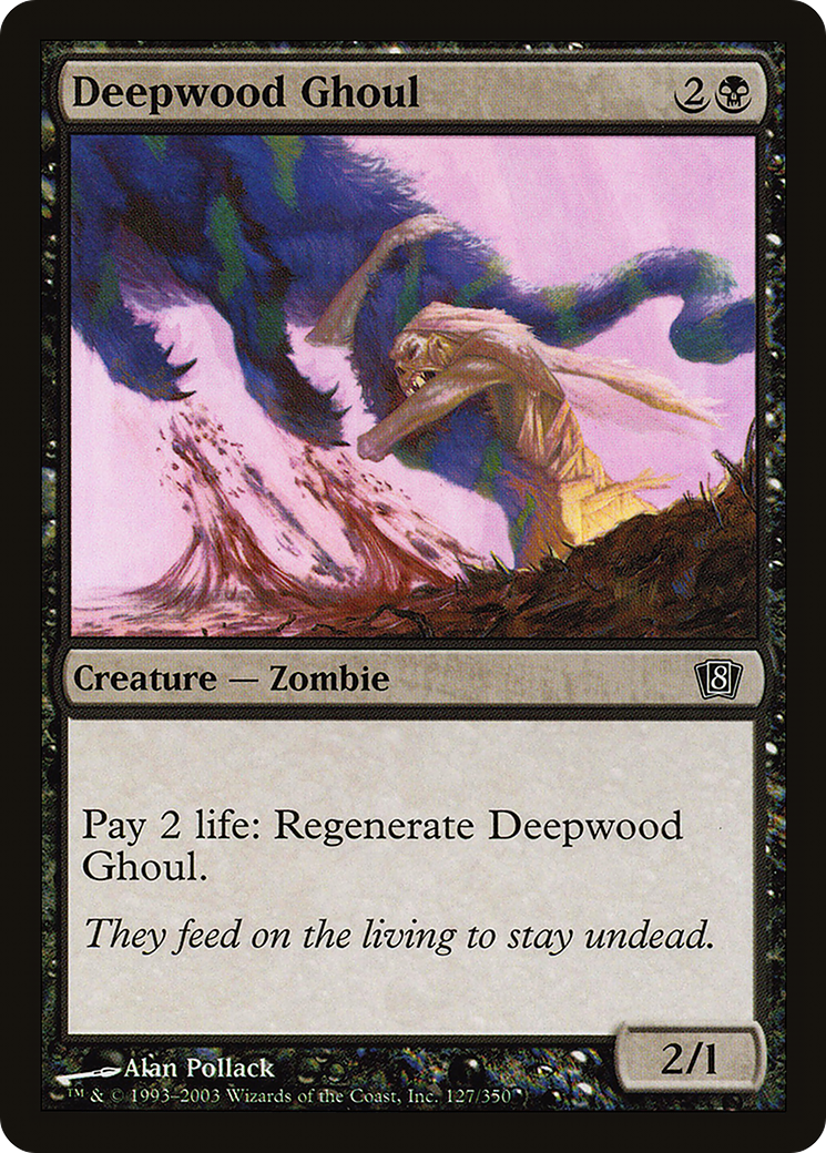 Deepwood Ghoul (8ED-127★) - common - Foil