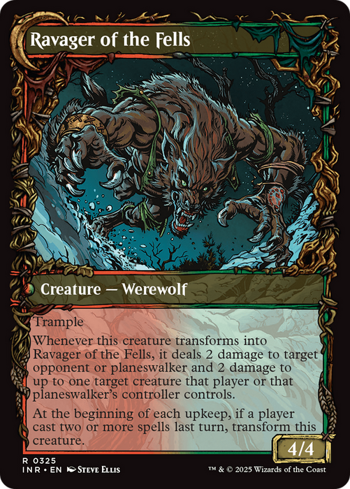 Huntmaster of the Fells // Ravager of the Fells (INR-325) - rare: (Showcase)