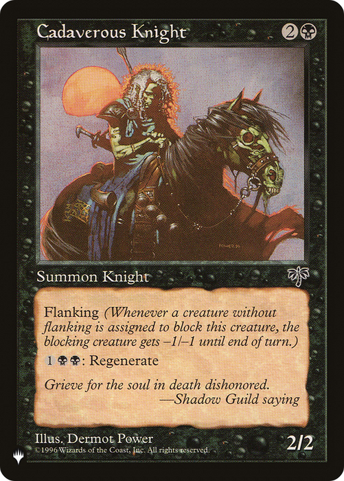 Cadaverous Knight (LIST-MIR-110) - common