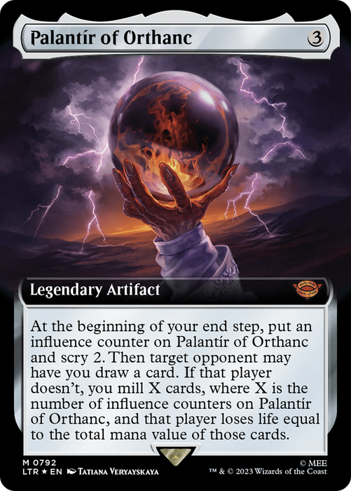 Palantír of Orthanc (LTR-792) - mythic: (Extended Art) - Foil