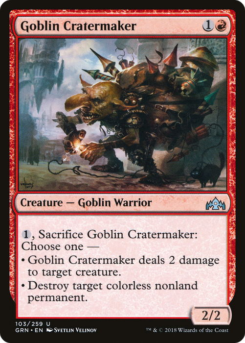 Goblin Cratermaker (GRN-103) - uncommon
