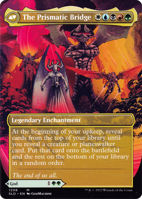 Esika, God of the Tree // The Prismatic Bridge (SLD-1208) - mythic (Borderless)