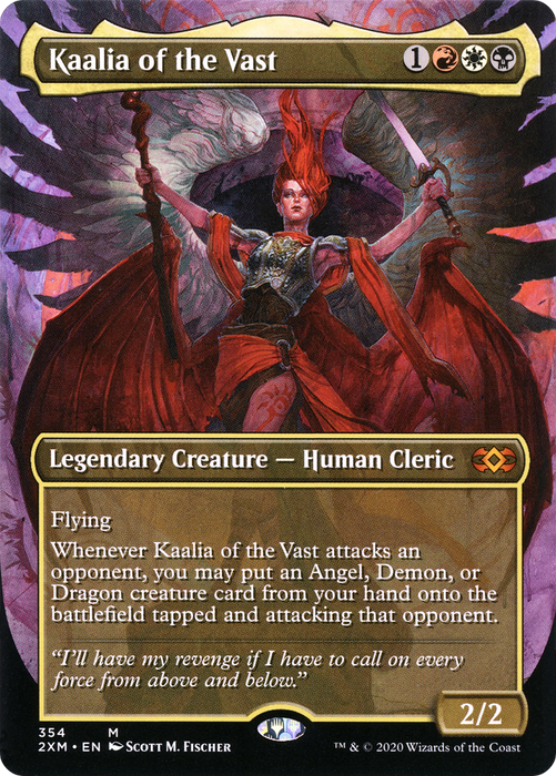 Kaalia of the Vast (2XM-354) - mythic (Borderless) - Foil