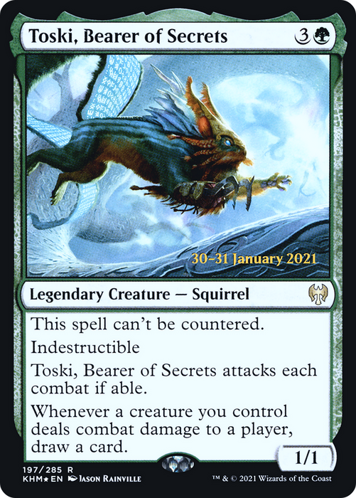 Toski, Bearer of Secrets (PRE-197S) - rare - Foil