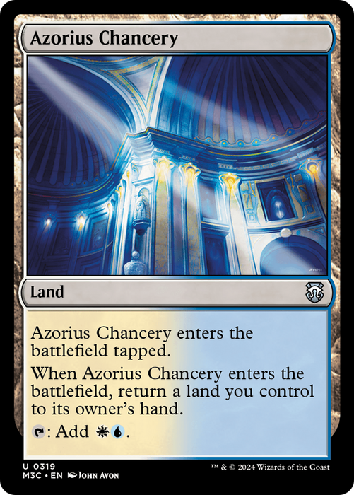 Azorius Chancery (M3C-319) - uncommon