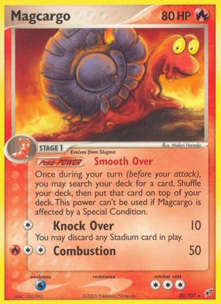 Magcargo (020/107) - D  - Rare - Reverse Holofoil