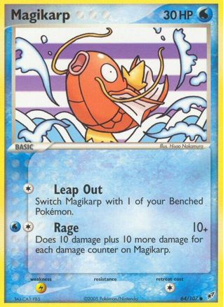 Magikarp (064) - D  - Common - Reverse Holofoil