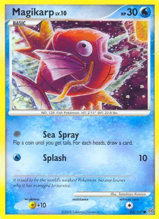 Magikarp (065/100) - S  - Common - Reverse Holofoil