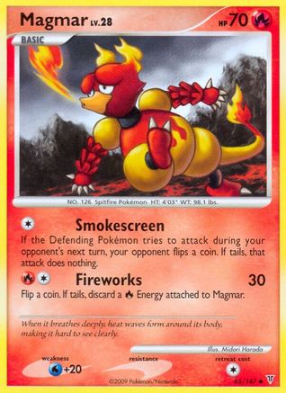 Magmar (065) - SV  - Uncommon - Reverse Holofoil