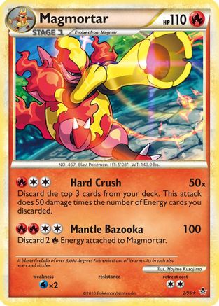 Magmortar (002/95) - U  - Holo Rare - Holofoil