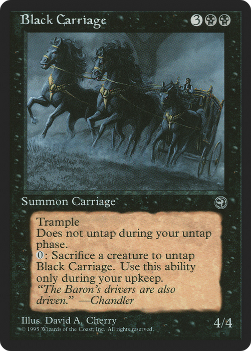 Black Carriage (HML-042) - rare