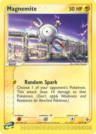 Magnemite (062/97) - D  - Common - Reverse Holofoil
