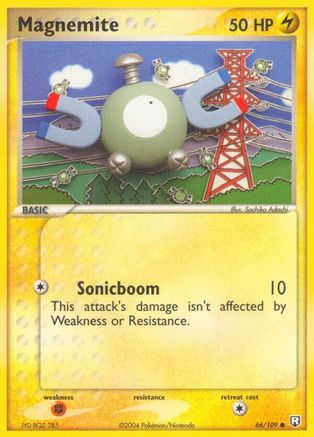 Magnemite (066/109) - TRR  - Common - Reverse Holofoil