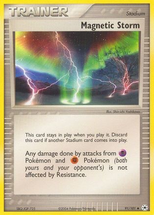 Magnetic Storm (091) - HL  - Uncommon - Reverse Holofoil