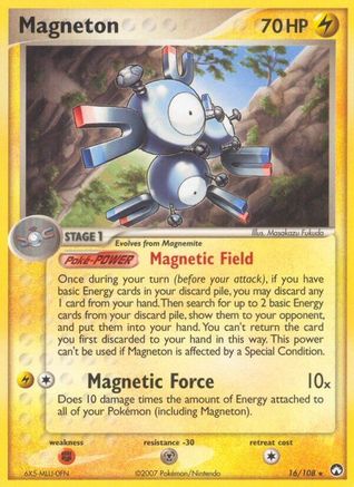 Magneton (016) - PK  - Rare - Reverse Holofoil