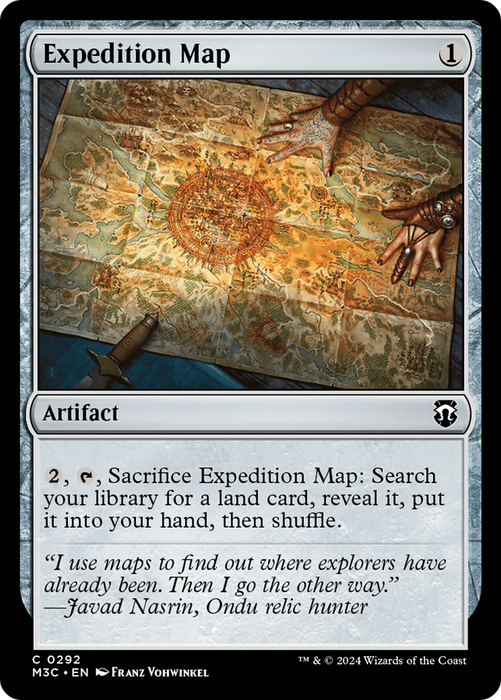Expedition Map (M3C-292) - common - Foil
