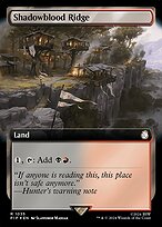 Shadowblood Ridge (PIP-1035) - rare: (Extended Art) - Foil