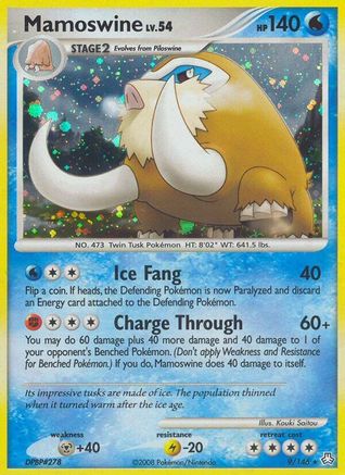 Mamoswine (009) - LA  - Holo Rare - Reverse Holofoil