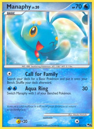 Manaphy (003/017) - PS6  - Rare - Holofoil