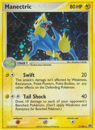 Manectric (007/106) - E  - Holo Rare - Holofoil