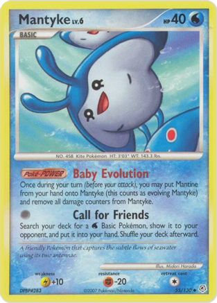 Mantyke (055/130) - DAP  - Uncommon - Reverse Holofoil