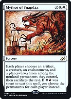 Mythos of Snapdax (PRE-24S) - rare - Foil