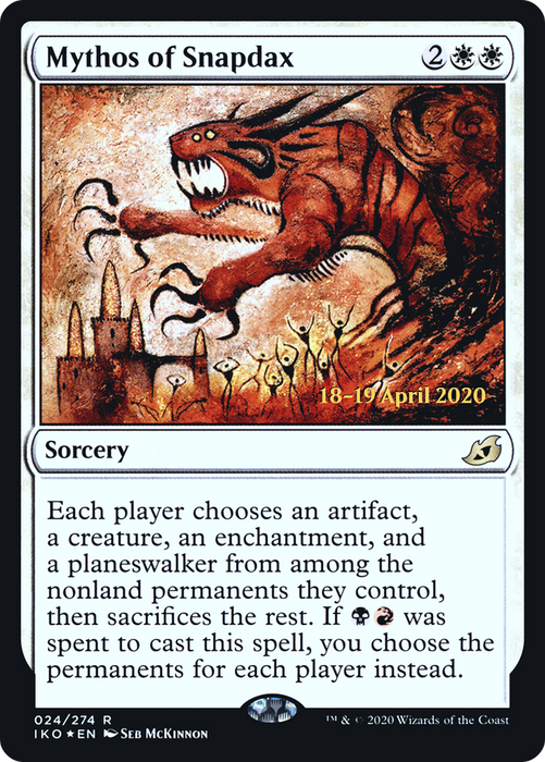 Mythos of Snapdax (PRE-24S) - rare - Foil