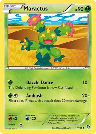 Maractus (011) - PS  - Uncommon - Reverse Holofoil