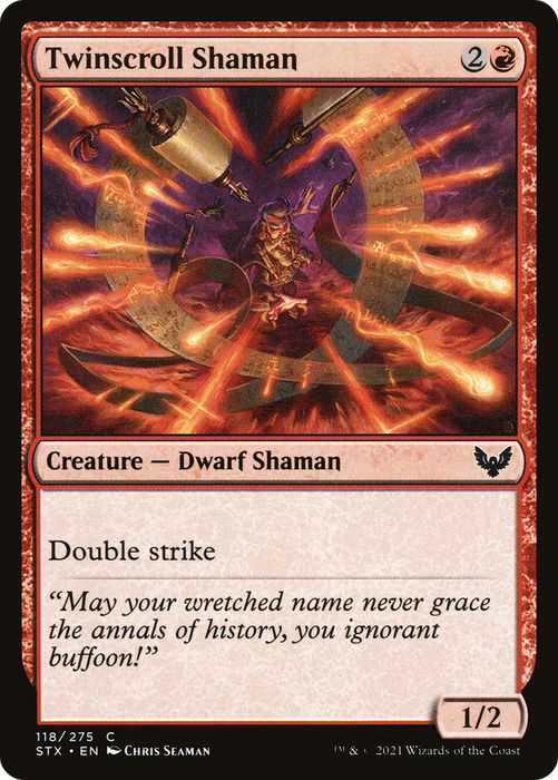 Twinscroll Shaman (STX-118) - common - Foil