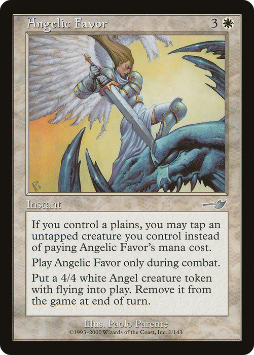 Angelic Favor (NMS-001) - uncommon - Foil