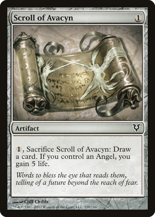 Scroll of Avacyn (AVR-220) - common - Foil