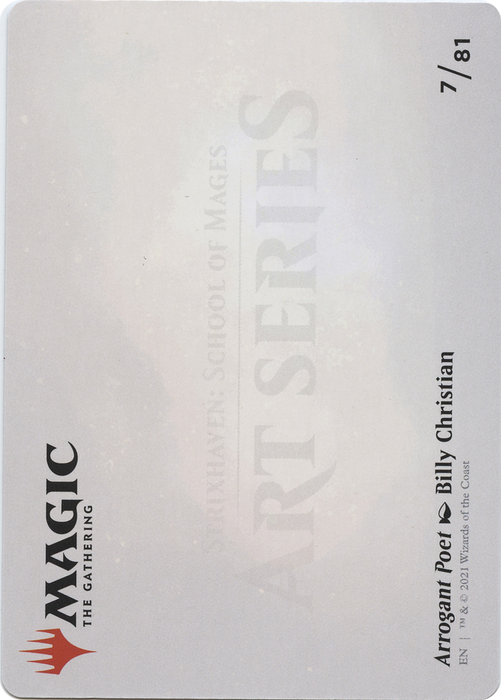 Arrogant Poet // Arrogant Poet (ASTX-007) - common (Borderless)