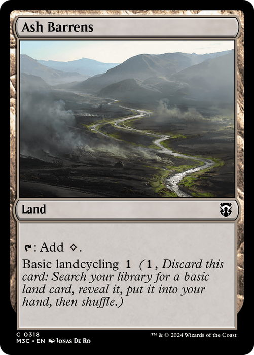 Ash Barrens (M3C-318) - common - Foil