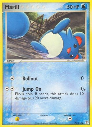 Marill (076/113) - DS  - Common - Reverse Holofoil