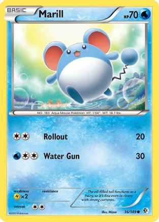 Marill (036) - BC  - Common - Reverse Holofoil