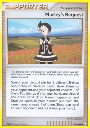 Marley's Request (087) - S  - Uncommon - Reverse Holofoil