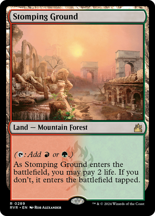 Stomping Ground (RVR-289) - rare - Foil