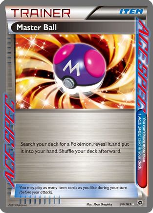 Master Ball (094) - PB  - Rare Ace - Holofoil