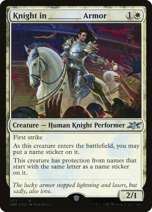 Knight in _____ Armor (UNF-303) - uncommon - Foil