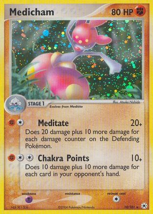 Medicham (010/101) - HL  - Holo Rare - Reverse Holofoil