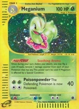 Meganium (18) (018) - E  - Holo Rare - Holofoil