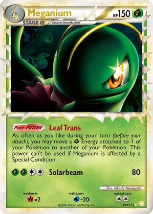 Meganium (Prime) (109/123) - HS  - Ultra Rare - Holofoil