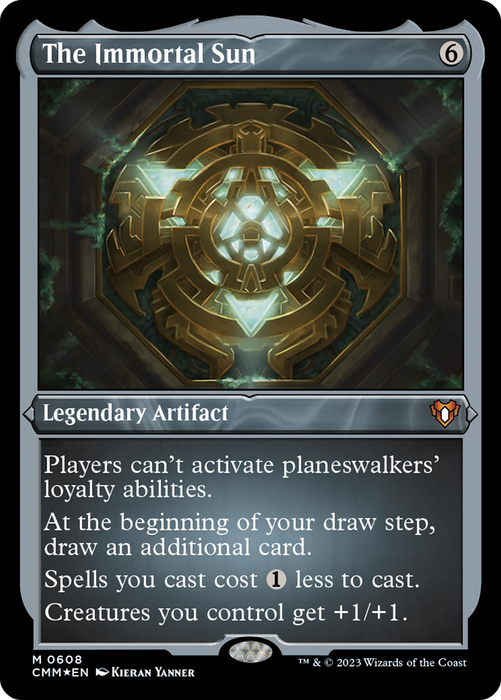 The Immortal Sun (CMM-608) - mythic - Etched Foil