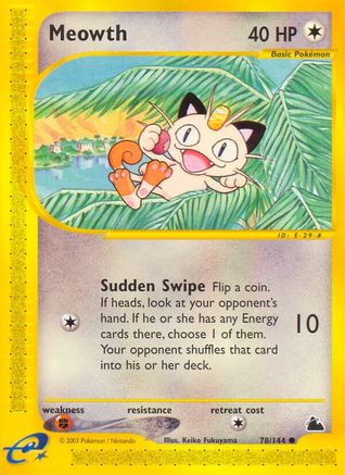 Meowth (078) - S  - Common