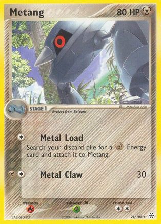 Metang (021/101) - HL  - Rare - Reverse Holofoil